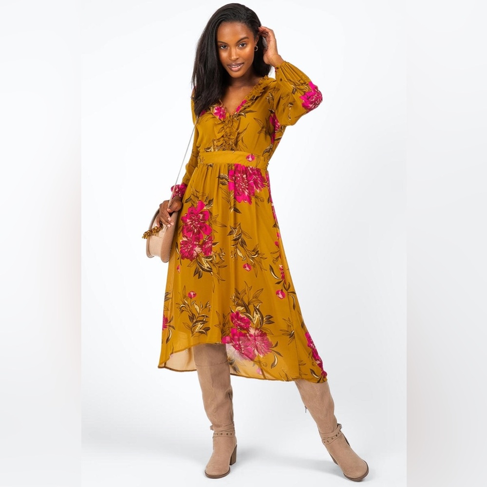 NWT Floral Midi Dress